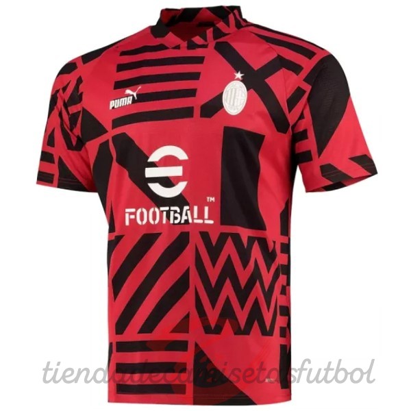 Jugadores Entrenamiento AC Milan 2022 2023 Rojo Camisetas Originales Baratas