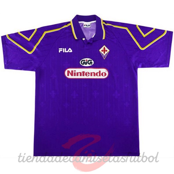 Casa Camiseta Fiorentina Retro 1997 1998 Purpura Camisetas Originales Baratas