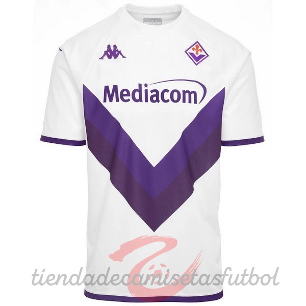 Tailandia Segunda Camiseta Fiorentina 2022 2023 Blanco Camisetas Originales Baratas