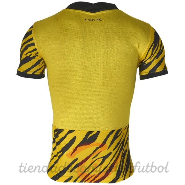Tailandia Casa Camiseta AIK Stockholm 2022 2023 Amarillo Camisetas Originales Baratas