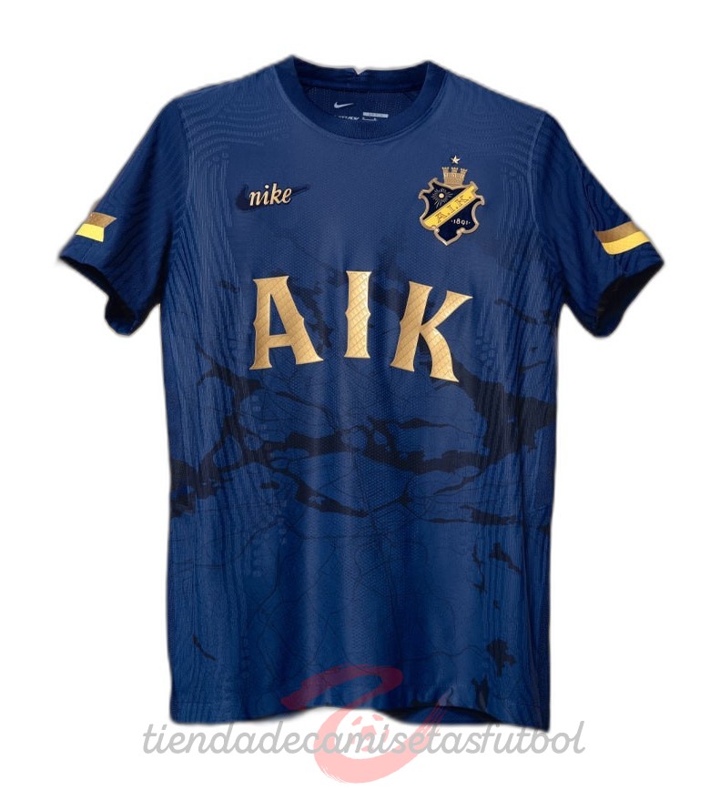 Tailandia Especial Camiseta AIK Stockholm 2022 2023 Azul Camisetas Originales Baratas