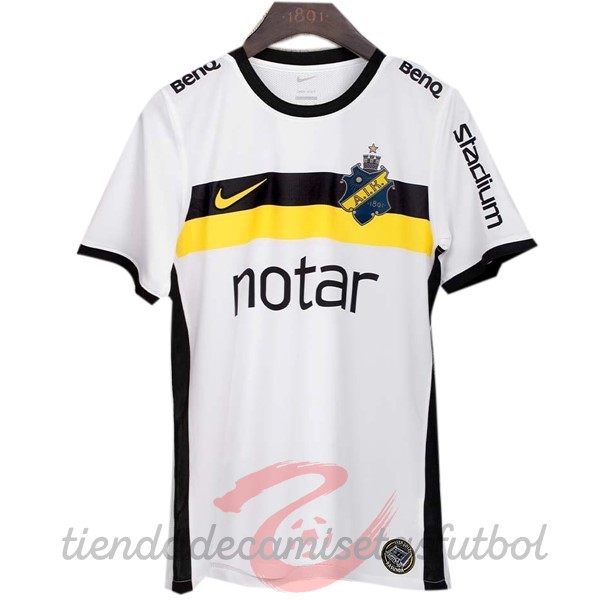 Tailandia Segunda Camiseta AIK Stockholm 2022 2023 Blanco Camisetas Originales Baratas