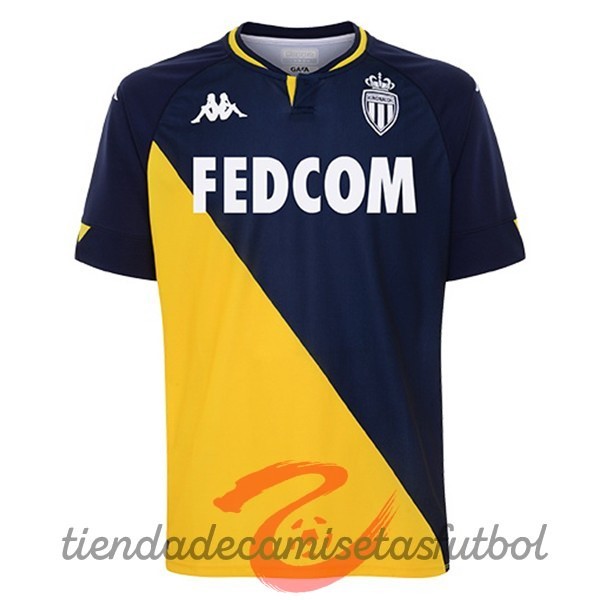 Segunda Camiseta AS Monaco 2020 2021 Amarillo Camisetas Originales Baratas