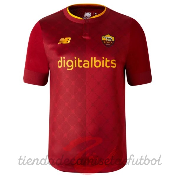 Casa Camiseta As Roma 2022 2023 Rojo Camisetas Originales Baratas