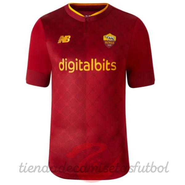 Jugadores Casa Camiseta As Roma 2022 2023 Rojo Camisetas Originales Baratas