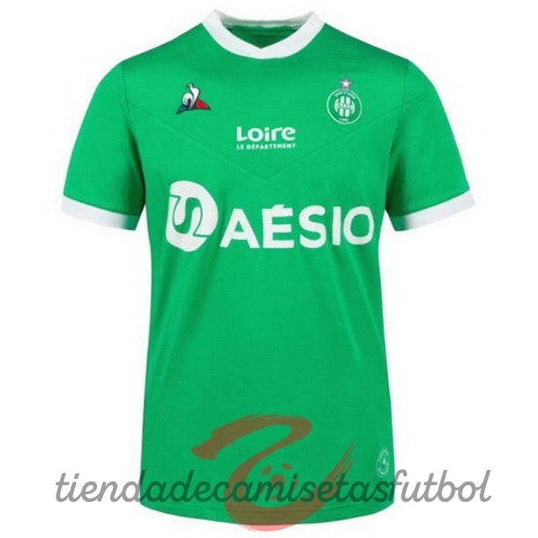 Casa Camiseta Saint Étienne 2020 2021 Verde Camisetas Originales Baratas