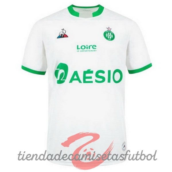 Segunda Camiseta Saint Étienne 2020 2021 Blanco Camisetas Originales Baratas