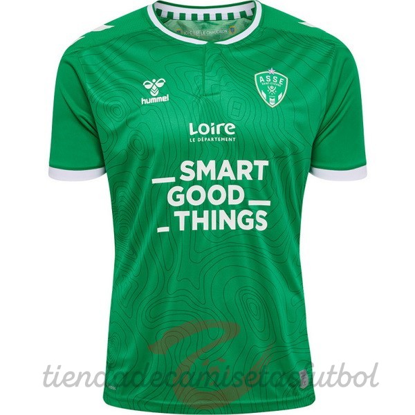 Tailandia Casa Camiseta Saint Étienne 2022 2023 Verde Camisetas Originales Baratas