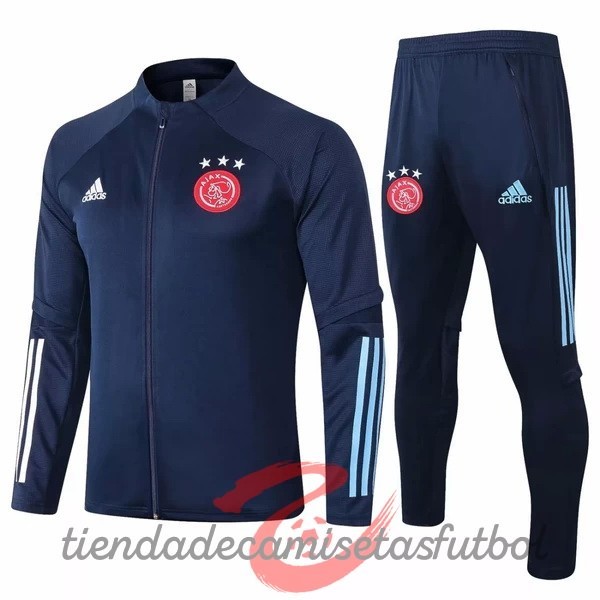 Chandal Ajax 2020 2021 Azul Marino Camisetas Originales Baratas