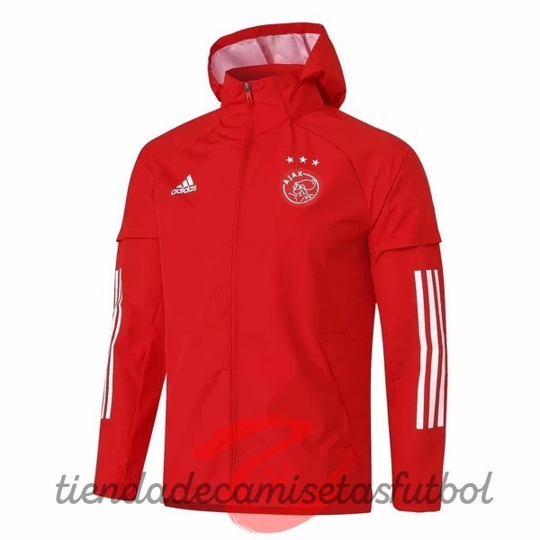 Rompevientos Ajax 2020 2021 Rojo Camisetas Originales Baratas