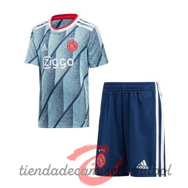 Segunda Conjunto De Niños Ajax 2020 2021 Azul Camisetas Originales Baratas