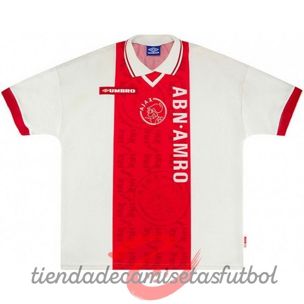 Casa Camiseta Ajax Retro 1998 1999 Rojo Blanco Camisetas Originales Baratas