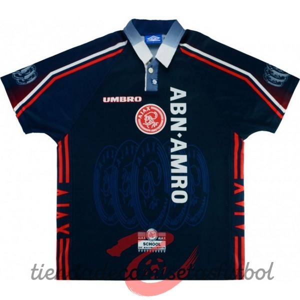 Segunda Camiseta Ajax Retro 1997 1998 Negro Camisetas Originales Baratas