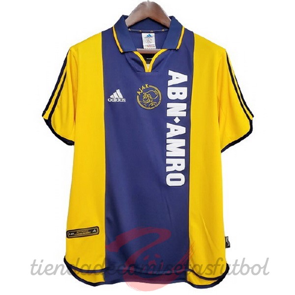 Segunda Camiseta Ajax Retro 2000 2001 Amarillo Camisetas Originales Baratas