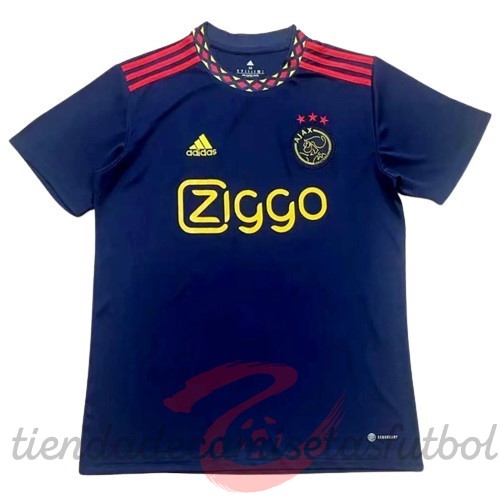 Tailandia Tercera Camiseta Ajax 2022 2023 Azul Marino Camisetas Originales Baratas