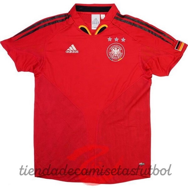 Segunda Camiseta Alemania Retro 2004 2006 Rojo Camisetas Originales Baratas