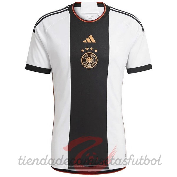 Tailandia Casa Camiseta Alemania 2022 Blanco Camisetas Originales Baratas
