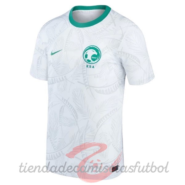 Tailandia Casa Camiseta Arabia Saudita 2022 Blanco Camisetas Originales Baratas