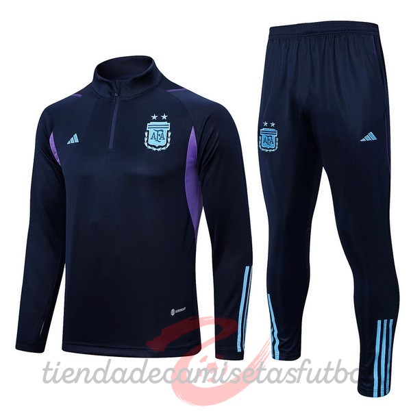 Chandal Argentina 2022 Azul Marino Camisetas Originales Baratas