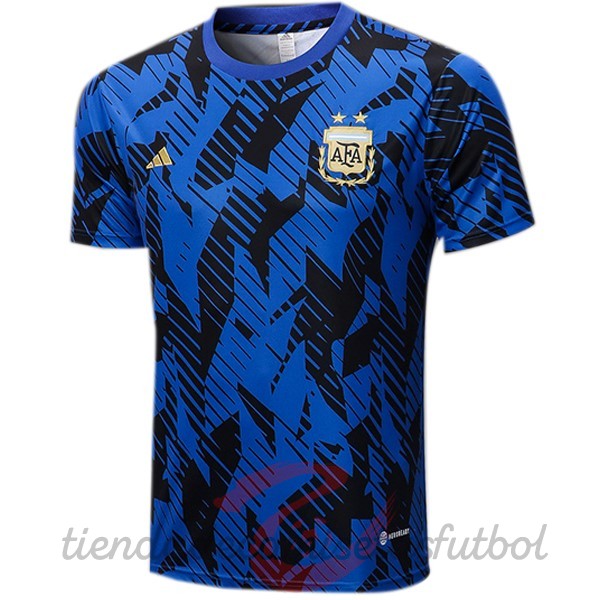 Entrenamiento Argentina 2022 Azul Marino Camisetas Originales Baratas