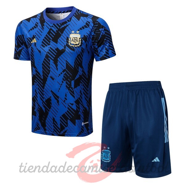 Entrenamiento Conjunto Completo Argentina 2022 Azul Marino Camisetas Originales Baratas