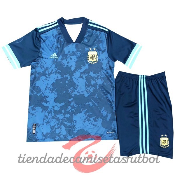 Segunda Conjunto De Niños Argentina 2020 Azul Camisetas Originales Baratas