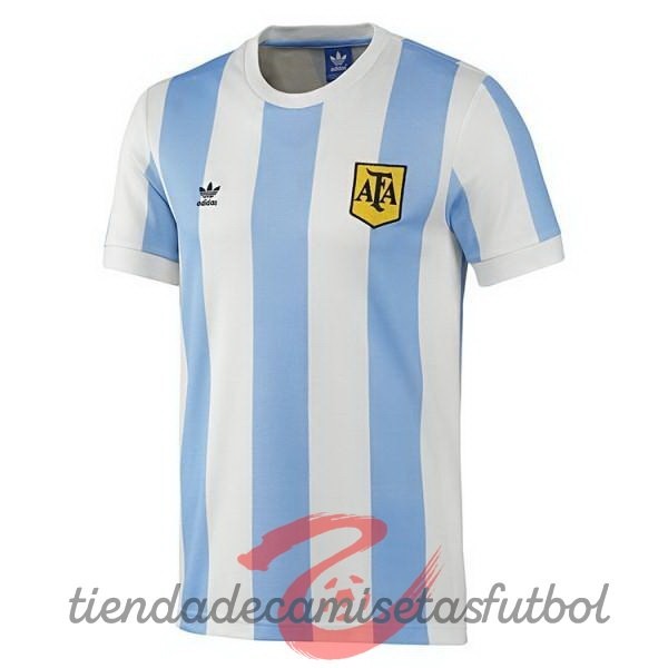 Casa Camiseta Argentina Retro 1978 Azul Camisetas Originales Baratas