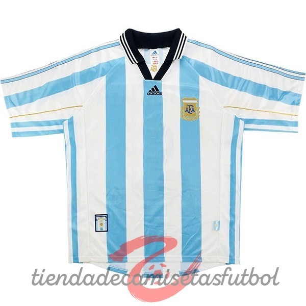 Casa Camiseta Argentina Retro 1998 Azul Camisetas Originales Baratas