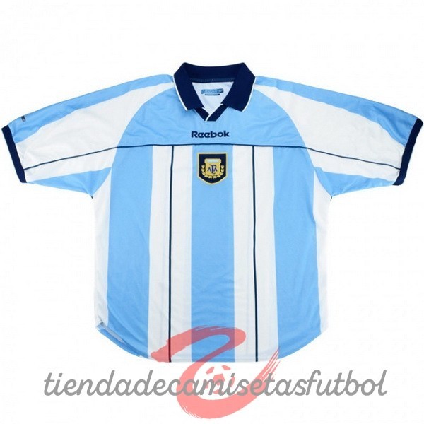 Casa Camiseta Argentina Retro 2000 Azul Camisetas Originales Baratas