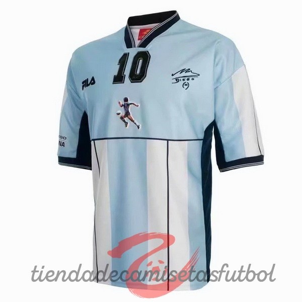 Casa Camiseta Argentina Retro 2001 Azul Camisetas Originales Baratas