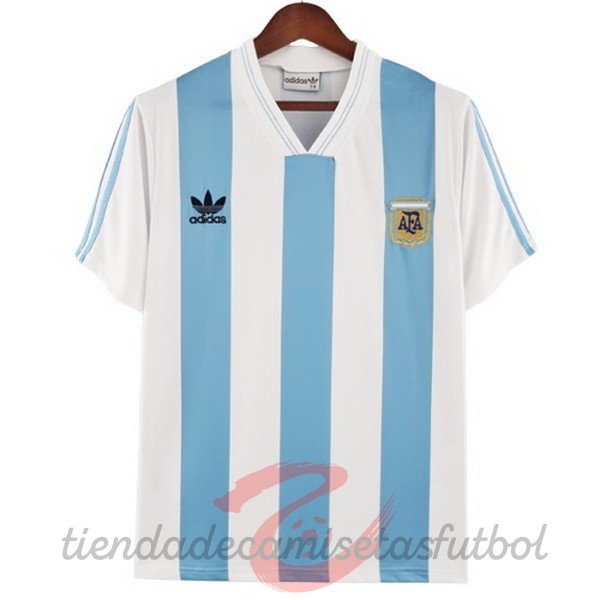 Casa Camiseta Argentina Retro 1993 1994 Azul Camisetas Originales Baratas