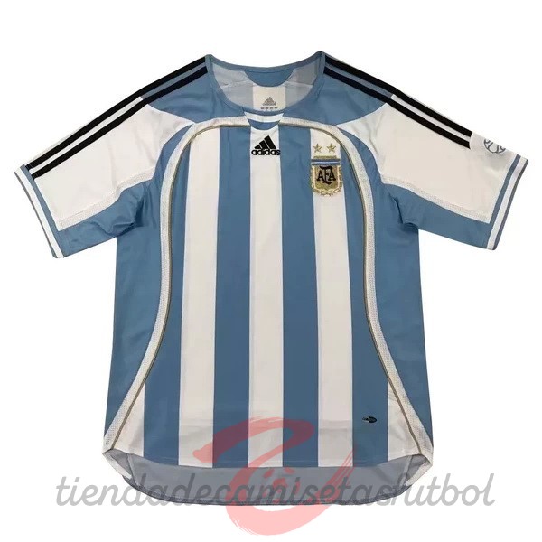 Casa Camiseta Argentina Retro 2006 Azul Camisetas Originales Baratas
