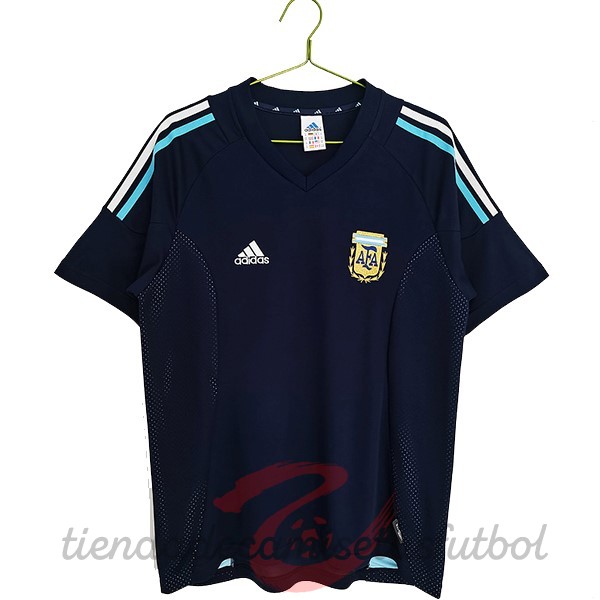 Segunda Camiseta Argentina Retro 2002 Azul Camisetas Originales Baratas