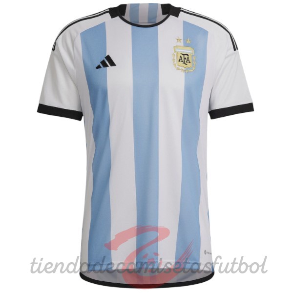 Tailandia Casa Camiseta Argentina 2022 Azul Blanco Camisetas Originales Baratas