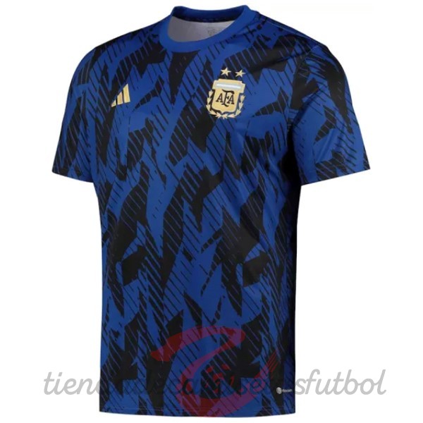 Tailandia Previo al partido Camiseta Argentina 2022 Azul Camisetas Originales Baratas