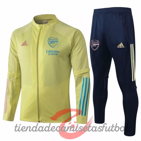 Chandal Arsenal 2020 2021 Amarillo Azul Camisetas Originales Baratas