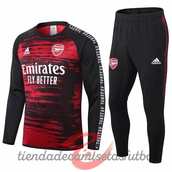 Chandal Arsenal 2020 2021 Rojo Negro Camisetas Originales Baratas