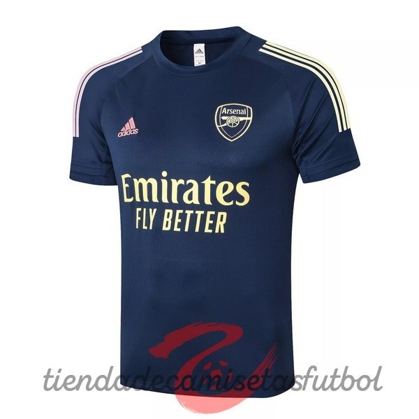 Entrenamiento Arsenal 2020 2021 Azul Camisetas Originales Baratas