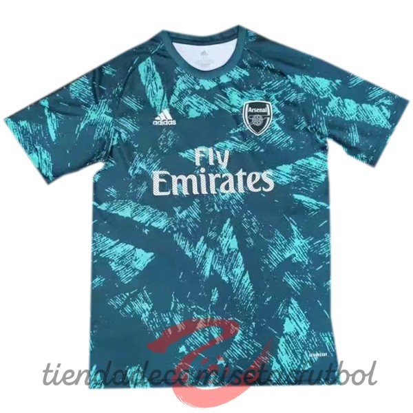 Entrenamiento Arsenal 2020 2021 Azul Verde Camisetas Originales Baratas