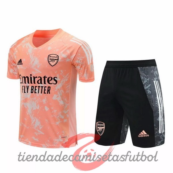 Entrenamiento Conjunto Completo Arsenal 2020 2021 Rosa Camisetas Originales Baratas