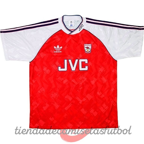 Casa Camiseta Arsenal Retro 1990 1992 Rojo Camisetas Originales Baratas