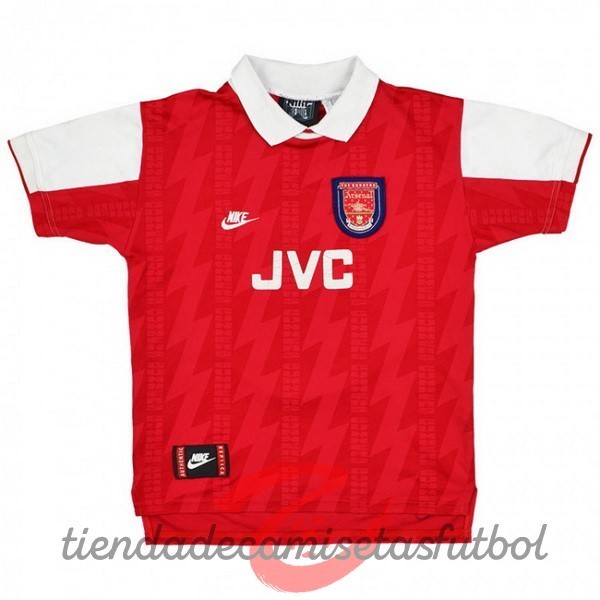 Casa Camiseta Arsenal Retro 1994 1995 Rojo Camisetas Originales Baratas