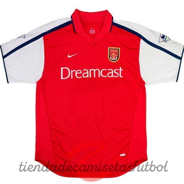 Casa Camiseta Arsenal Retro 2000 Rojo Camisetas Originales Baratas