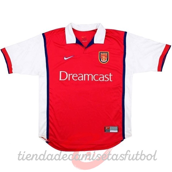 Casa Camiseta Arsenal Retro 1999 2000 Rojo Camisetas Originales Baratas