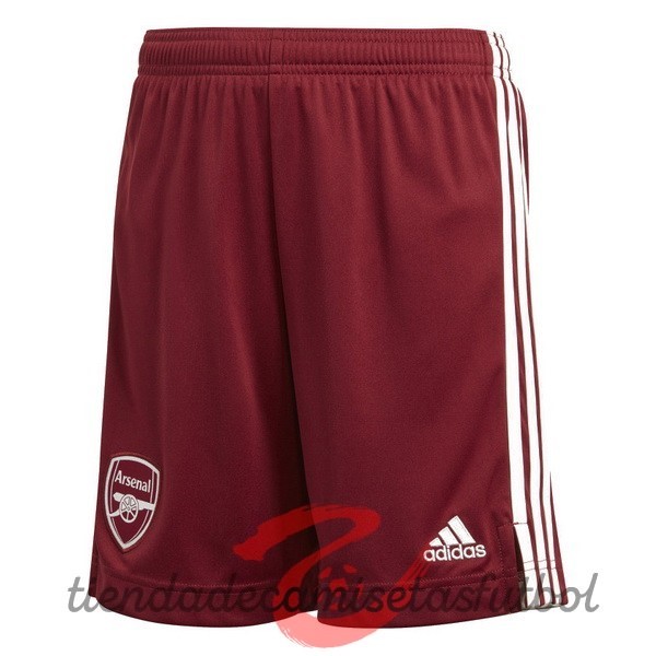 Segunda Pantalones Arsenal 2020 2021 Rojo Camisetas Originales Baratas