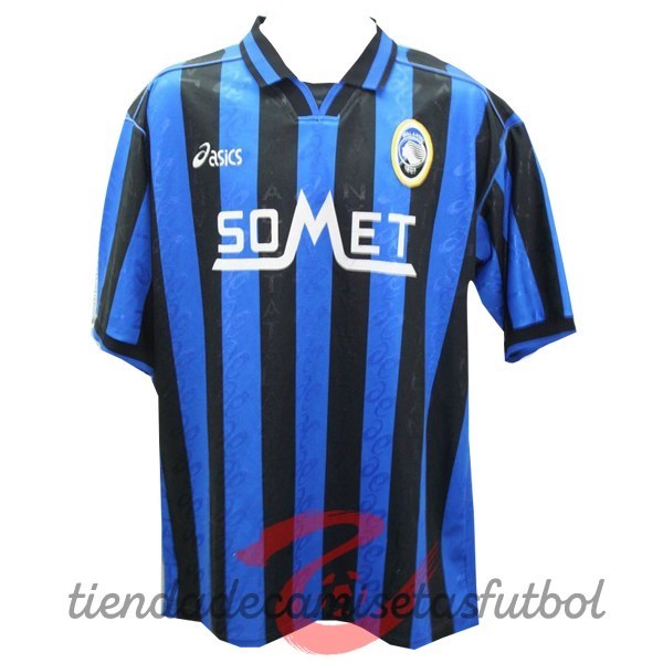 Casa Camiseta Atalanta Retro 1996 1997 Azul Camisetas Originales Baratas