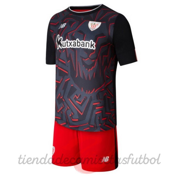 Segunda Conjunto De Niños Athletic Bilbao 2022 2023 Rojo Camisetas Originales Baratas