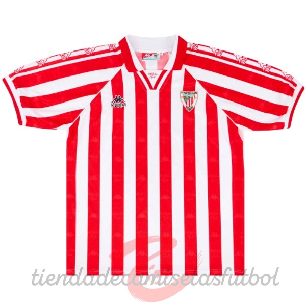 Casa Camiseta Athletic Bilbao Retro 1995 1997 Rojo Camisetas Originales Baratas