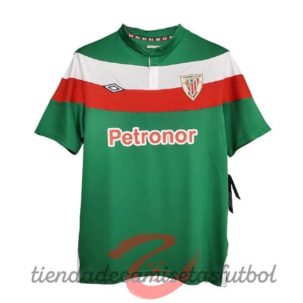 Segunda Camiseta Athletic Bilbao Retro 2003 2005 Verde Camisetas Originales Baratas