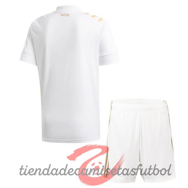Segunda Conjunto De Niños Atlanta United 2020 2021 Blanco Camisetas Originales Baratas